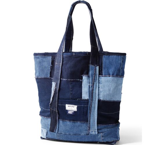 Upcycled Denim Bag Lands' End