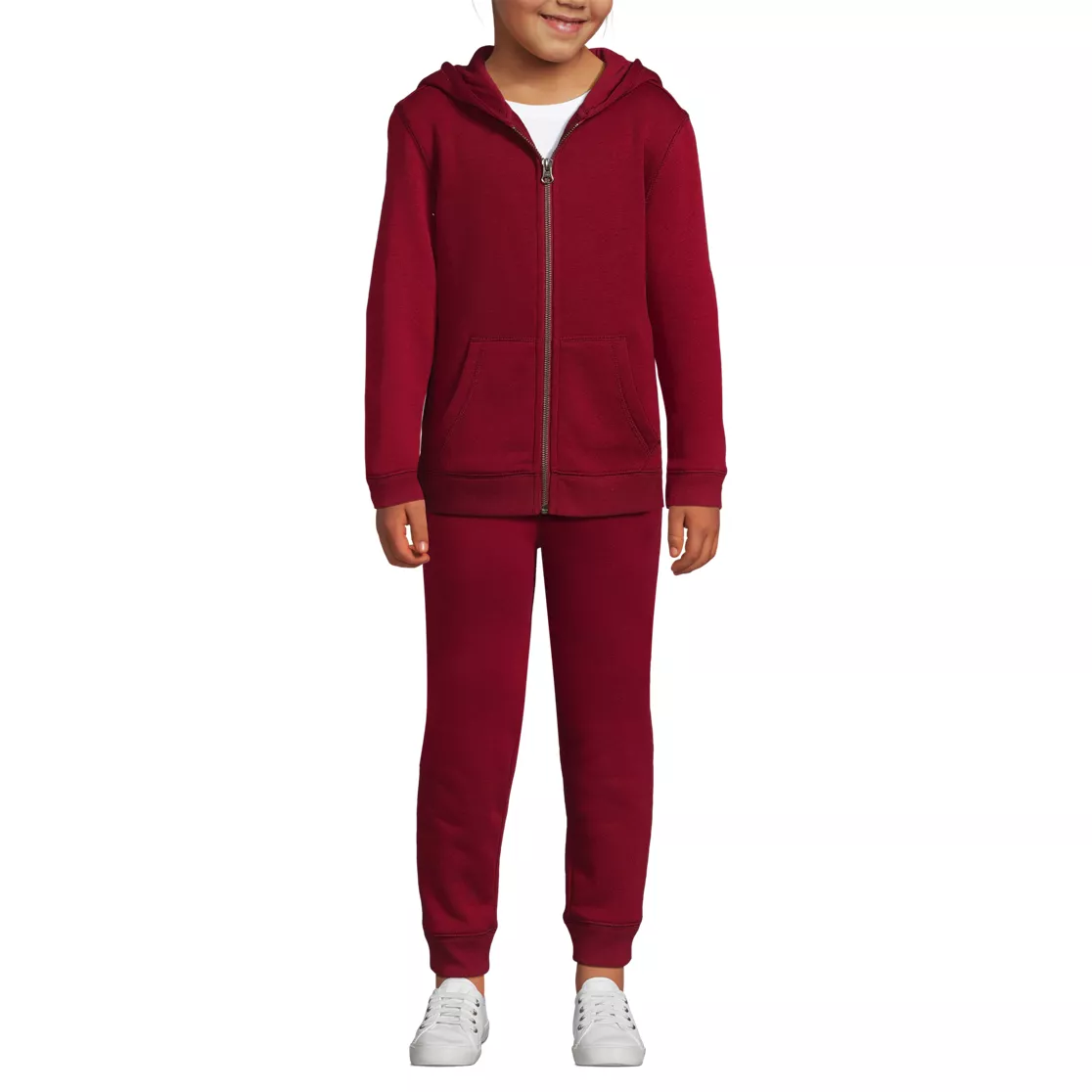 School Uniform Girls Plaid A-line Skirt Below the Knee