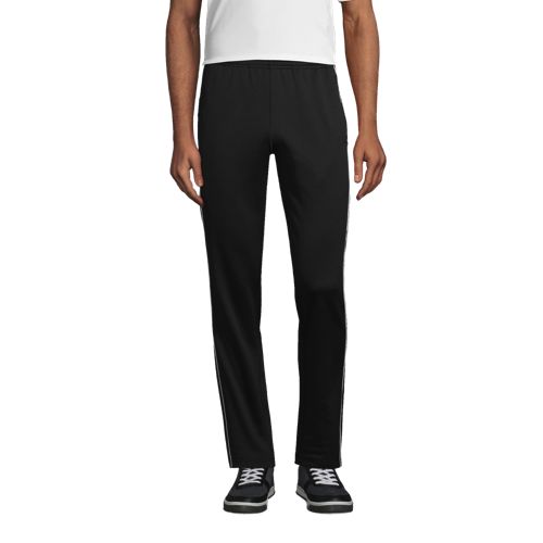  Lands' End Men s Serious Sweat Pants Black Regular X