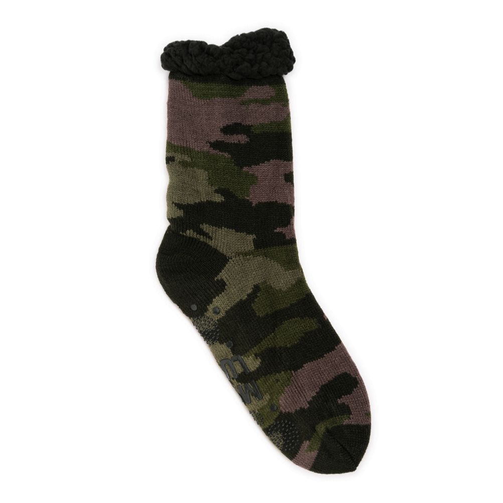 Men's muk cheap luk slipper socks