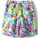 Kids Tie Dye French Terry Pull On Sweat Shorts, Back