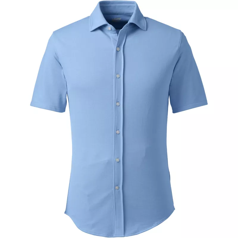 Men's Short Sleeve Knit Shirt, Front