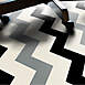 Bungalow Flooring Chevron Desk Chair Floor Mat, alternative image