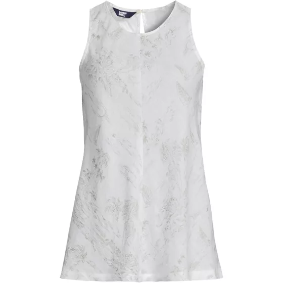 Women's Linen Sleeveless Top - primary