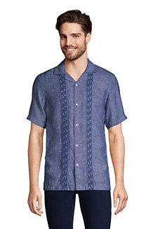 Men's Linen Camp Shirt 