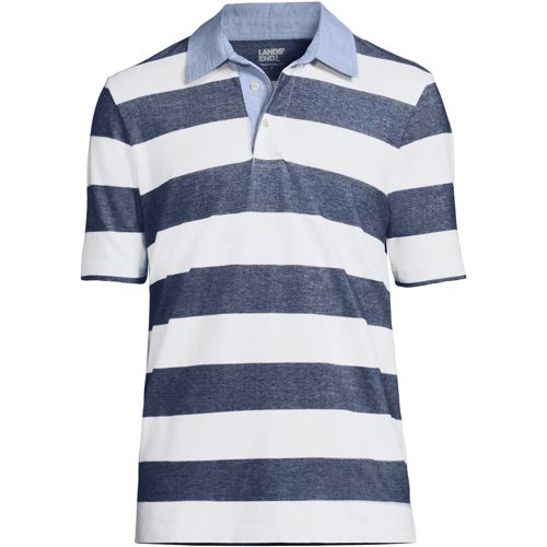 Komfort-Piqué-Polo mit Seersucker-Kragen für Herren image number 1