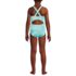 Girls Sequin Graphic UPF 50 Tugless One Piece, Back