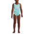 Girls Sequin Graphic UPF 50 Tugless One Piece, Front