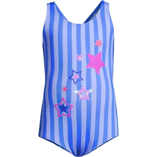 Lands' End Big Girls Swim Bikini Bottoms