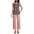 Women's Crinkle Knit Tiered Tank Top, alternative image