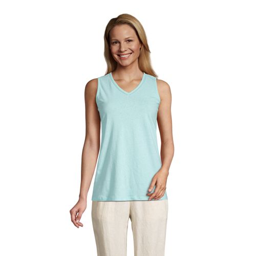 Women's Linen/Cotton Vest Top 