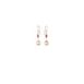 JK Designs Jewelry Fresh Water Pearls with Gemstones 14K Gold Filled Earrings, Front