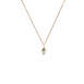 JK Designs Jewelry Single Teardrop Fresh Water Pearl 14K Gold Filled Necklace, Front