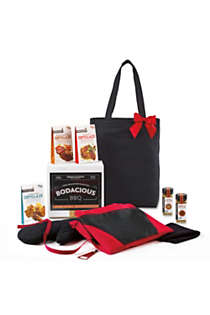 Bodacious BBQ Gift Set with Custom Logo Tote Bag and Apron