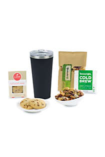 CORKCICLE Welcoming Custom Logo 16 oz Tumbler Gift Set with Snacks