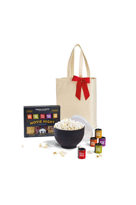 Movie Night Gourmet Popcorn Gift Set with Custom Logo Tote