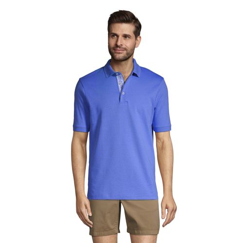Men's Supima Polo Shirt, Box Texture  