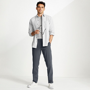 Pantalon Chino Performance en Maille Polyester, Homme Stature Standard image number 5