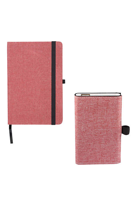 Custom Logo Canvas Journal with Portable Charger and Pen Set