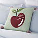 Mina Victory Plush Apple Decorative Throw Pillow, alternative image