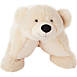 Mina Victory Plushlines Polar Bear Plush Pillow, Front