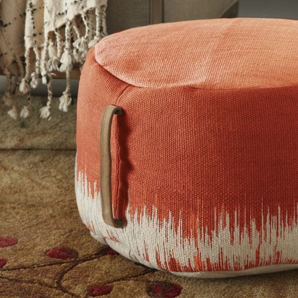 Mina Victory Lifestyles Boho Indoor Pouf