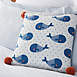 Mina Victory Plush Dotted Whale Decorative Throw Pillow, alternative image