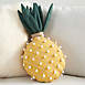 Mina Victory Plush Pineapple Decorative Throw Pillow, alternative image