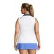 Draper James x Lands' End Women's Plus Size Sleeveless Supima Polo Shirt, Back