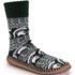 Muk Luks Unisex Game Day Michigan State Spartans Non-Skid Slipper Socks, Front