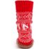Muk Luks Unisex Game Day Nebraska Cornhuskers Non-Skid Slipper Socks, Back
