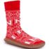Muk Luks Unisex Game Day Nebraska Cornhuskers Non-Skid Slipper Socks, Front
