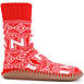 Muk Luks Unisex Game Day Nebraska Cornhuskers Non-Skid Slipper Socks, alternative image