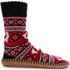Muk Luks Unisex Game Day Wisconsin Badgers Non-Skid Slipper Socks, alternative image