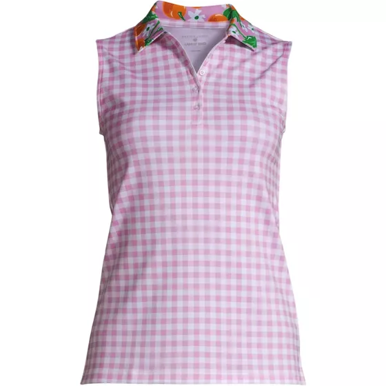 Draper James x Lands' End Women's Sleeveless Supima Polo Shirt - primary