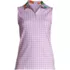 Draper James x Lands' End Women's Plus Size Sleeveless Supima Polo Shirt, Front