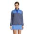 Draper James x Lands' End Women's Serious Sweats Snap Neck Pullover, Front