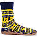 Muk Luks Unisex Game Day Michigan Wolverines Non-Skid Slipper Socks, alternative image