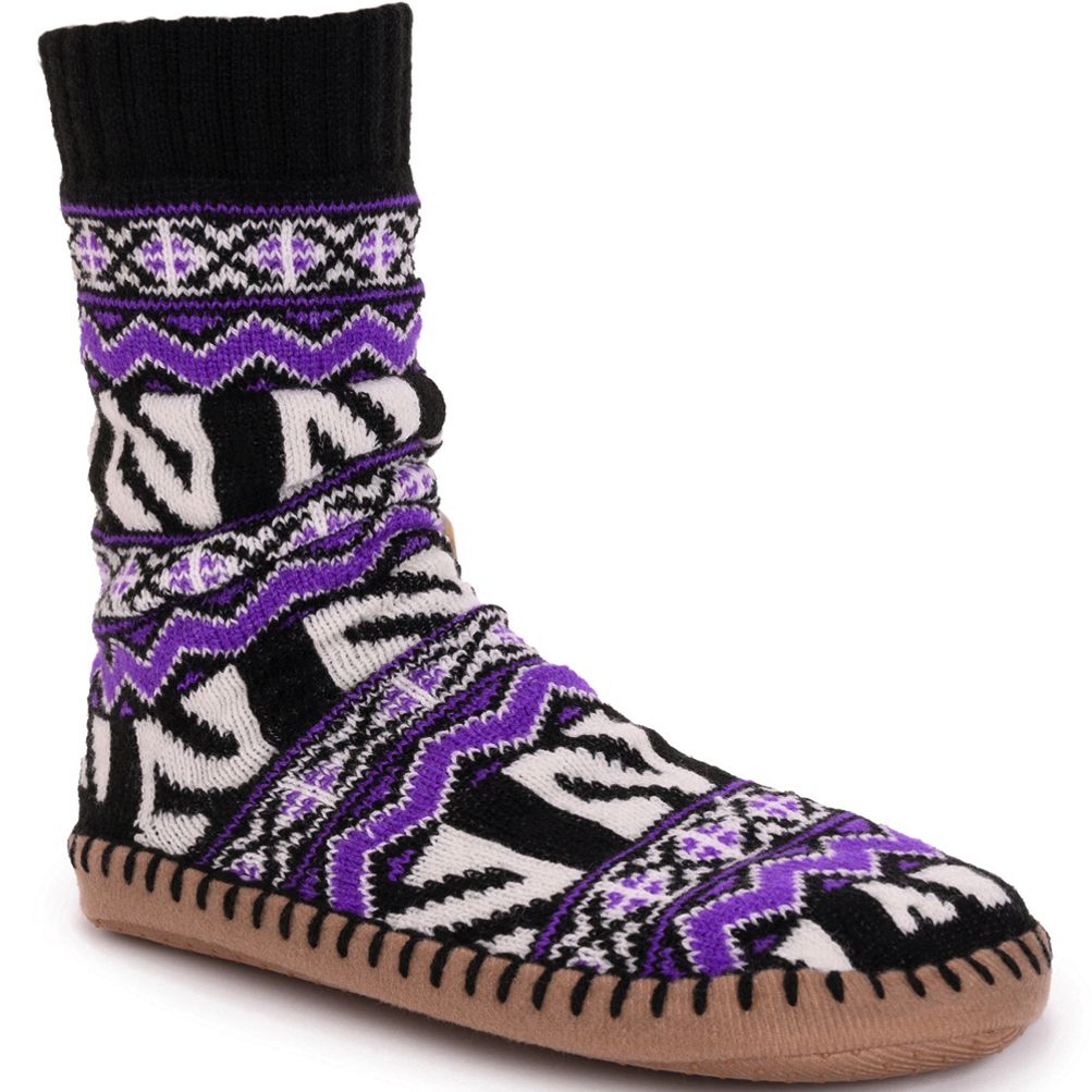 Classic Slipper Socks  Bright Camo Purple – Pudus Lifestyle Co