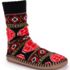 Muk Luks Unisex Game Day Maryland Terrapins Non-Skid Slipper Socks, Front