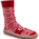 Muk Luks Unisex Game Day Indiana Hoosiers Non-Skid Slipper Socks, Front