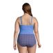 Draper James x Lands' End Women's Plus Size Tummy Control Chlorine Resistant Wrap One Piece Swimsuit, Back