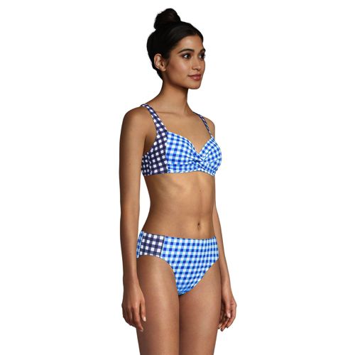 Draper James x Lands End Twist Bikinitop chlorresistent für Damen image number 1