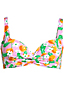 Women's Plus Draper James x Lands' End Chlorine Resistant Twist Front Underwire Bikini Top