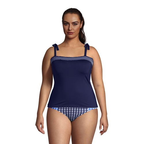 Draper James x Lands End Bandeau-Tankinitop für Damen in Plus-Größe image number 4