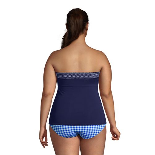 Draper James x Lands End Bandeau-Tankinitop für Damen in Plus-Größe image number 2