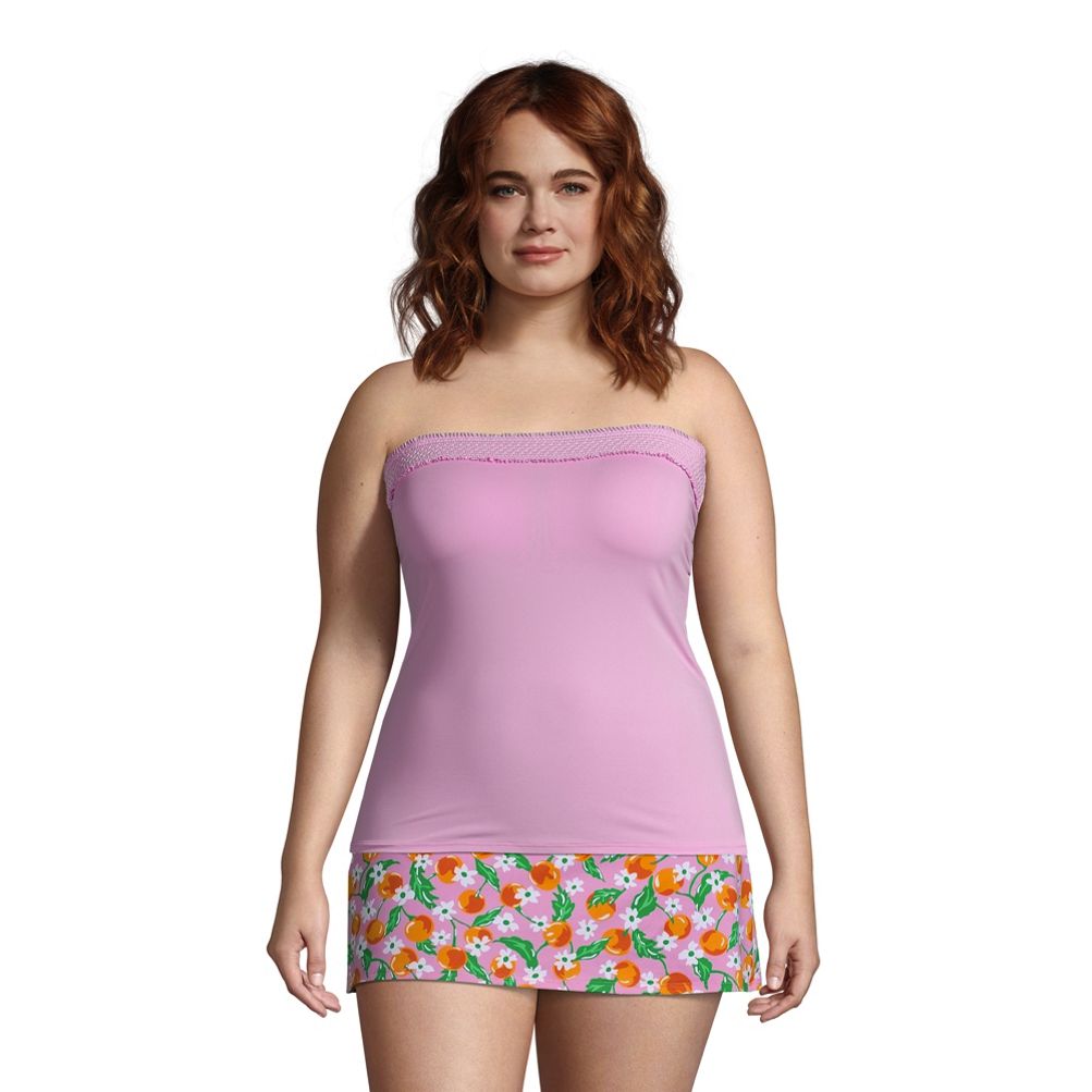 Lands end plus store size tankini tops