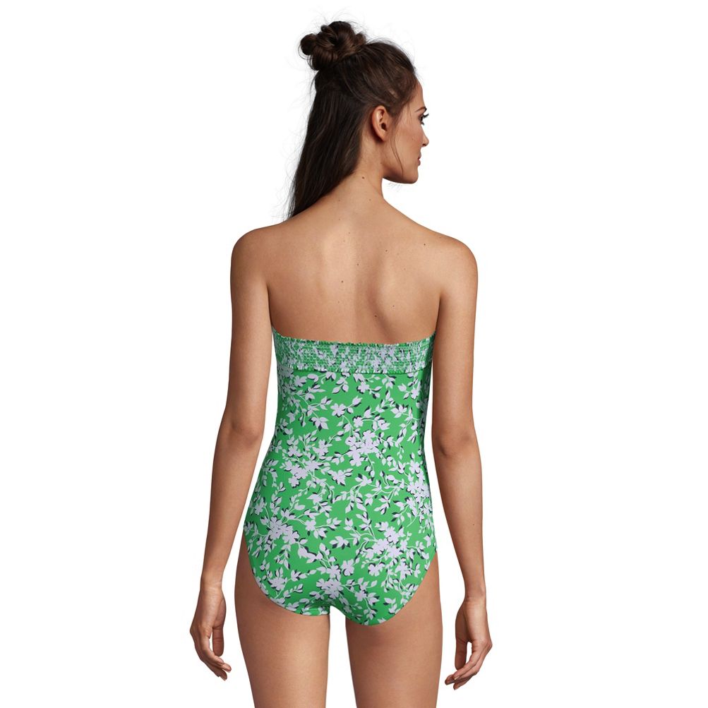 Tommy Bahama Sanibelle Blues Bandeau One-Piece Swimsuit