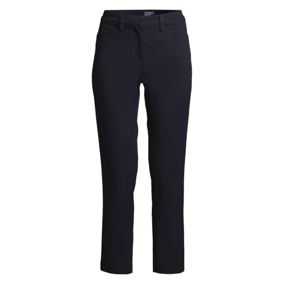 Women's Regular Mid Rise Chino Crop Pants - primary
