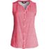 Women's Petite Crinkle Knit Button Front Tank, Front